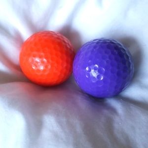 🇺🇦 Colorful Golf Balls Set of 2 New